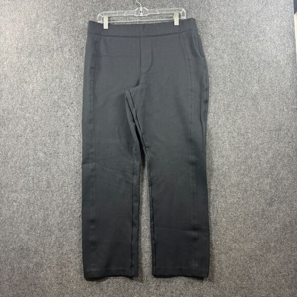 Spanx Smooth PerfectFit Ponte Slim Straight Pants Women's Extra Large Black - Picture 1 of 11